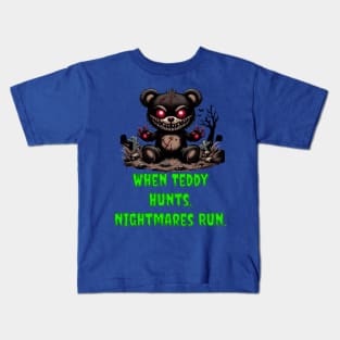 Spooky teddy bear Kids T-Shirt